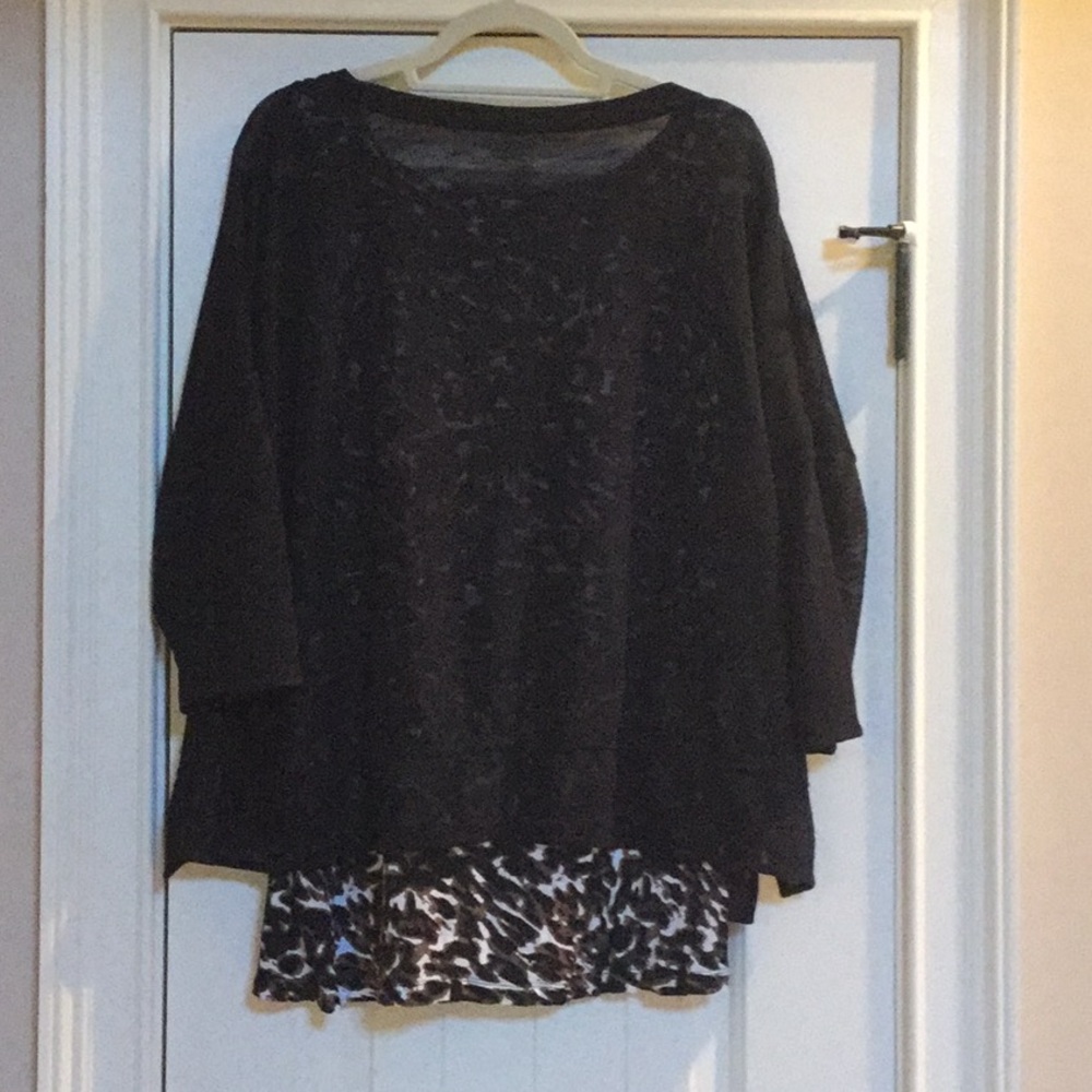 2 in 1, Sweater & attached Long Tank top - Picture 2 of 5